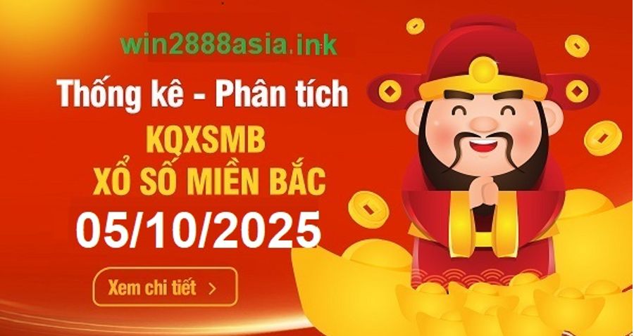 Soi cầu XSMB 05-10-2025 Win2888 Dự đoán cầu lô miền bắc chủ nhật