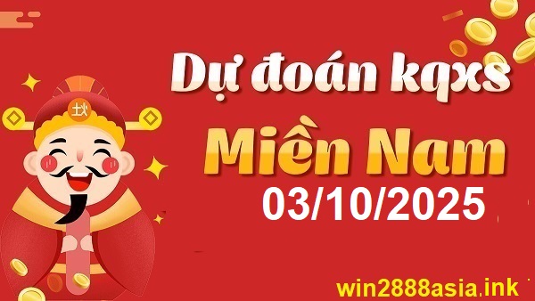 Soi cầu XSMN Win2888 03-10-2025 Dự đoán xổ số miền nam thứ 6