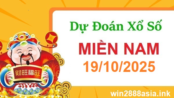 Soi cầu XSMN Win2888 19-10-2025 Dự đoán kqxsmn vip chủ nhật