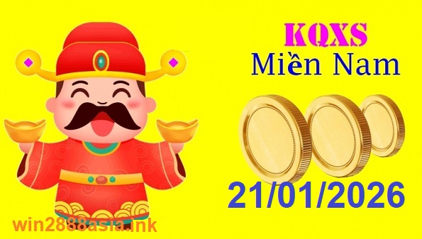 Soi cầu XSMN 21-01-2026 Win2888 Dự đoán cầu lô miền nam thứ 4