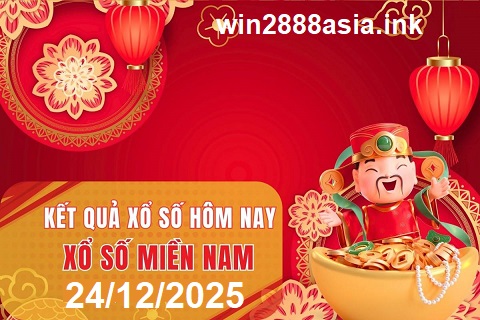 Soi cầu XSMN 24-12-2025 Win2888 Dự đoán Dàn Đề Miền Nam thứ 4