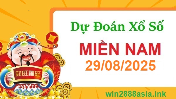 Soi cầu XSMN Win2888 29-08-2025 Dự đoán xổ số miền nam thứ 6