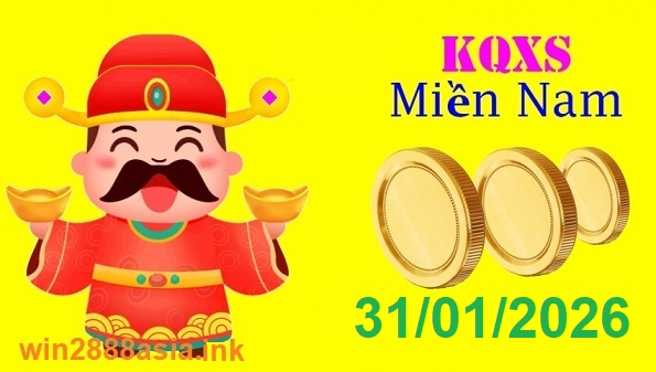 Soi cầu XSMN 31-01-2026 Win2888 Dự đoán xổ số miền nam thứ 7