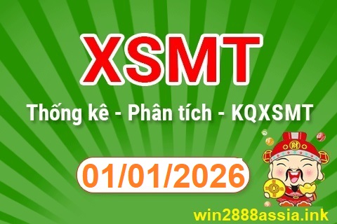 Soi cầu XSMT 01-01-2026 Win2888 Chốt số lô đề miền trung thứ 5