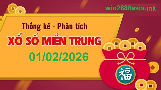 Soi cầu XSMT 01-02-2026 Win2888 Dự đoán cầu lô miền trung chủ nhật