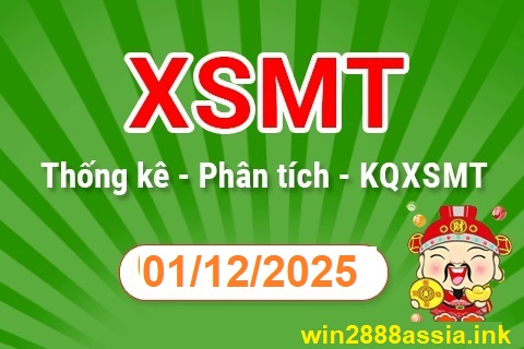 Soi cầu XSMT 01-12-2025 Win2888 Dự đoán xổ số miền trung thứ 2