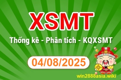 Soi cầu XSMT 04-08-2025 Win2888 Chốt số xổ số miền trung thứ 2