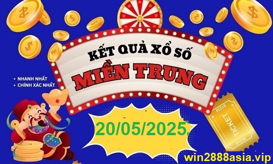 Soi cầu XSMT 20-05-2025 Win2888 Dự đoán xổ số miền trung thứ 3
