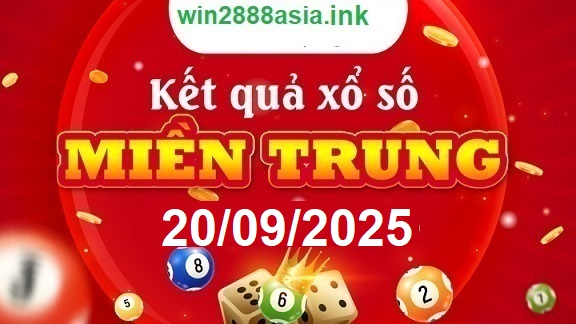 Soi cầu XSMT 20-09-2025 Win2888 Chốt số lô đề miền trung thứ 7