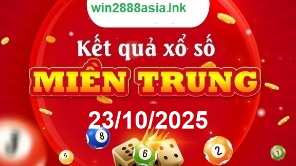 Soi cầu XSMT 23-10-2025 Win2888 Chốt số lô đề miền trung thứ 5