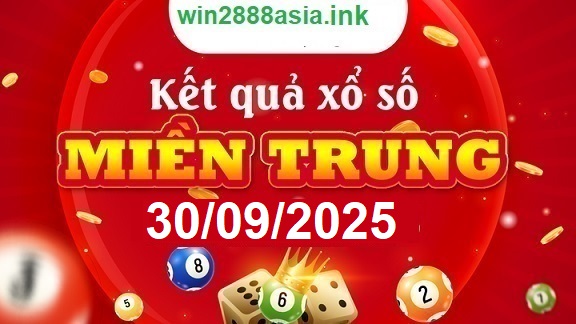 Soi cầu XSMT 30-09-2025 Win2888 Dự đoán xổ số miền trung thứ 3
