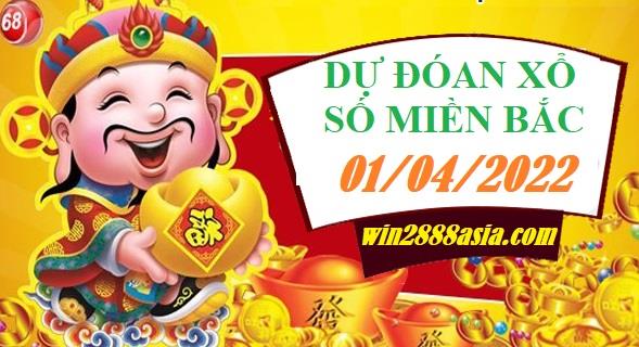 Soi cầu XSMB 01-4-2022 Win2888 Dự đoán Dàn Đề Miền Bắc thứ 6