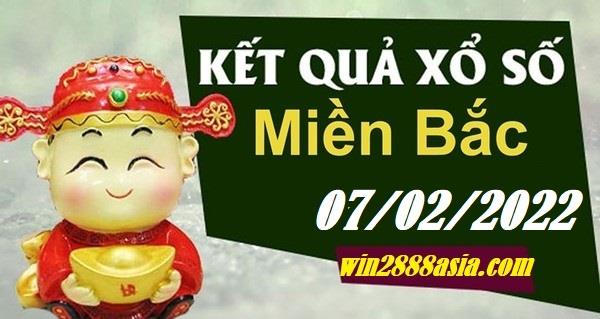 Soi cầu XSMB 07-2-2022 Win2888 Dự đoán Xổ Số Miền Bắc Thứ 2