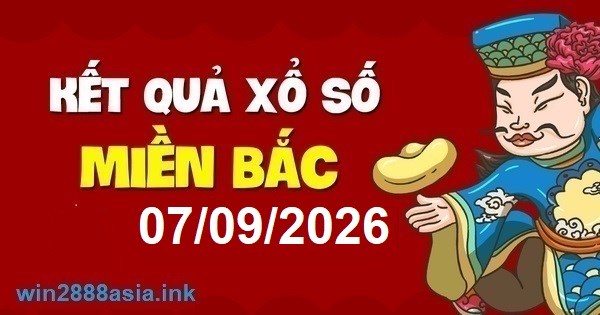 Soi cầu XSMB Win2888 07-09-2026 Dự đoán cầu lô miền bắc thứ 2 