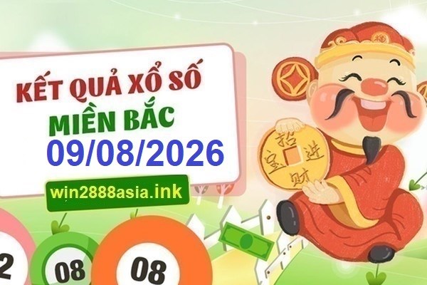 Soi cầu XSMB Win2888 09-08-2026 Dự đoán cầu lô miền bắc chủ nhật