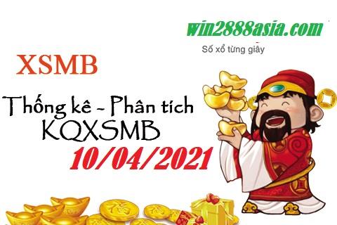 Soi cầu XSMB 10-4-2021 Win2888 Chốt số Song thủ Miền Bắc VIP thứ 7