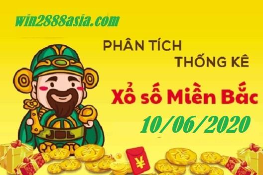 Soi cầu XSMB 10-6-2020 Win2888 Chốt số Xỉu Chủ Miền Bắc thứ 4
