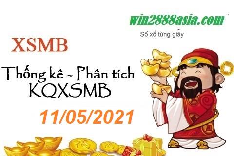 Soi cầu XSMB 11-5-2021 Win2888 Chốt số Xổ Số Miền Bắc thứ 3