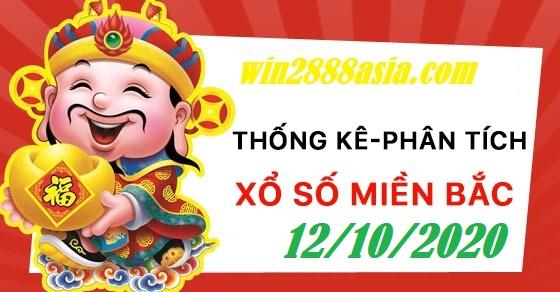 Soi cầu XSMB 12-10-2020 Win2888 Dự đoán Xổ Số Miền Bắc thứ 2