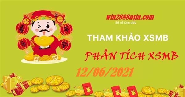 Soi cầu XSMB 12-6-2021 Win2888 Dự đoán Dàn Đề Miền Bắc thứ 7