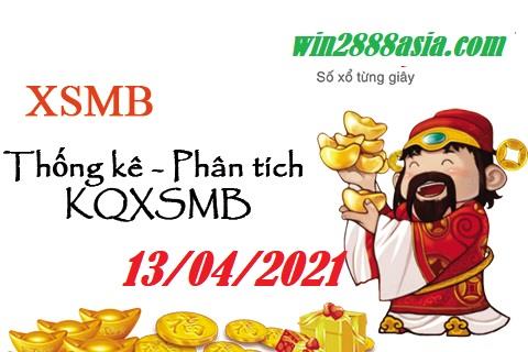 Soi cầu XSMB 13-4-2021 Win2888 Chốt số Lô Đề Miền Bắc thứ 3