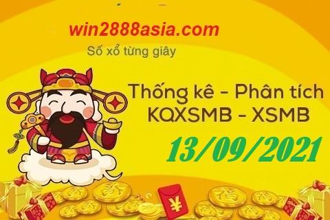 Soi cầu XSMB 13-9-2021 Win2888 Dự đoán Lô Đề Miền Bắc thứ 2