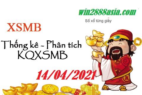 Soi cầu XSMB 14-4-2021 Win2888 Chốt số Dàn Đề Miền Bắc thứ 4