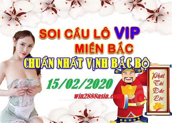 Soi cầu XSMB 15-2-2020 Win2888 Chốt số Dàn Đề Miền Bắc thứ 7