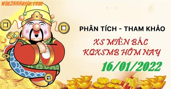 Soi cầu XSMB 16-1-2022 Win2888 Dự doán Xổ Số Miền Bắc chủ nhật