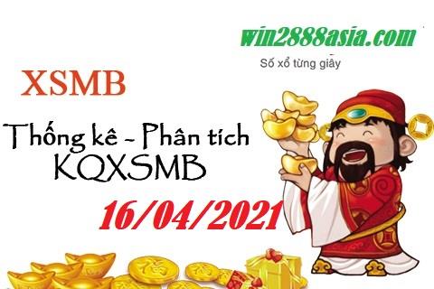 Soi cầu XSMB 16-4-2021 Win2888 Dự đoán Xổ Số Miền Bắc thứ 6