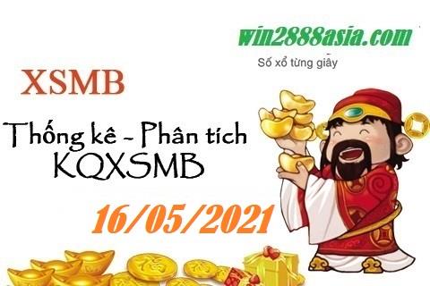 Soi cầu XSMB 16-5-2021 Win2888 Dự đoán Xổ Số Miền Bắc chủ nhật