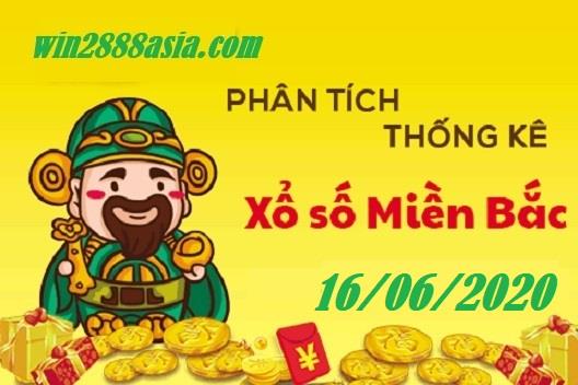 Soi cầu XSMB 16-6-2020 Win2888 Chốt số Lô Đề Miên Bắc thứ 3