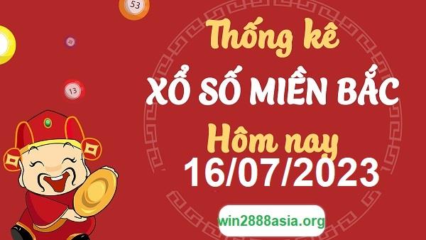 Soi cầu XSMB 16-07-2023 Win2888 Chốt số xổ số miền bắc chủ nhật