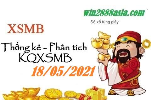 Soi cầu XSMB 18-5-2021 Win2888 Dự đoán Dàn Đề Miền Bắc thứ 3