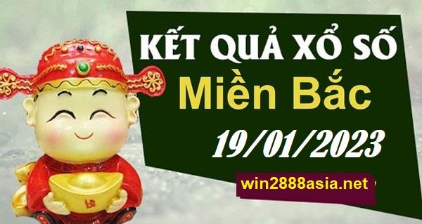 Soi cầu XSMB Win2888 19-01-2023 Chốt số Lô Miền Bắc VIP thứ 5