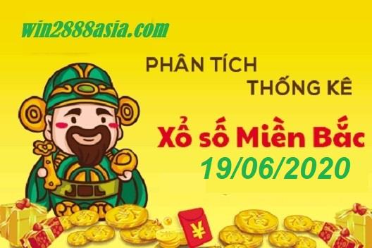 Soi cầu XSMB 19-6-2020 Win2888 Dự đoán KQXS Miền Bắc thứ 6