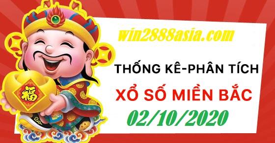Soi cầu XSMB 2-10-2020 Win2888 Chốt số Xổ Số Miền Bắc thứ 6