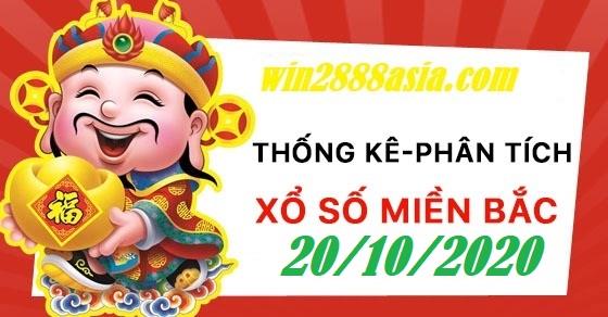 Soi cầu XSMB 20-10-2020 Win2888 Chốt số KQXS Miền Bắc thứ 3