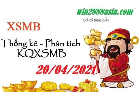 Soi cầu XSMB 20-4-2021 Win2888 Dự đoán Xổ Số Miền Bắc thứ 3
