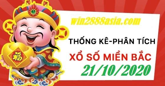 Soi cầu XSMB 21-10-2020 Win2888 Chốt số Xổ số Miền Bắc thứ 4