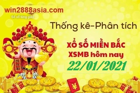 Soi cầu XSMB 22-1-2021 Win2888 Dự đoán Xổ Số Miền Bắc thứ 6
