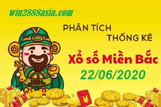 Soi cầu XSMB 22-6-2020 Win2888 Chốt số Dàn Đề Miền Bắc thứ 2