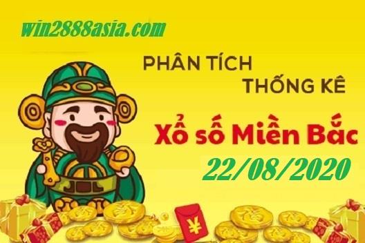 Soi cầu XSMB 22-8-2020 Win2888 Chốt số Dàn Đề Miền Bấc thứ 7
