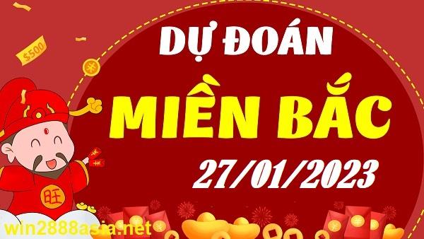 Soi cầu XSMB Win2888 27-01-2023 Dự đoán cầu đề miền bắc thứ 6