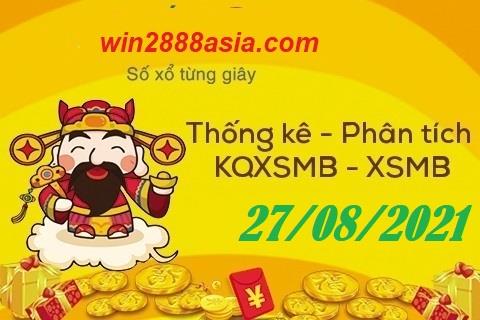 Soi cầu XSMB 27-8-2021 Win2888 Dự đoán Cầu Đề Miền Bắc thứ 6