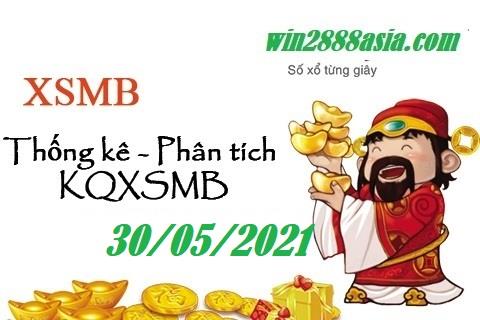 Soi cầu XSMB 30-5-2021 Win2888 Dự đoán Lô Đề Miền Bắc chủ nhật