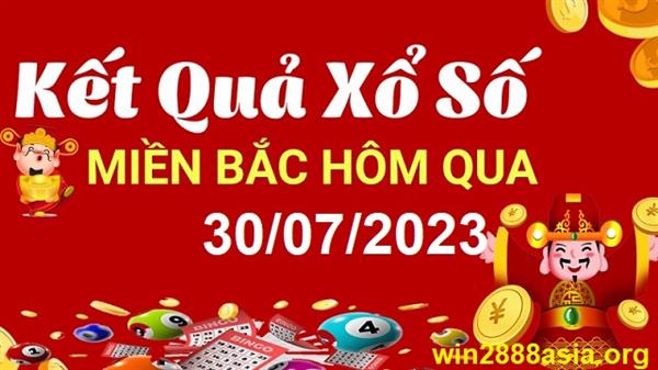 Soi cầu XSMB 30-07-2023 Win2888 Dự đoán cầu lô miền bắc chủ nhật