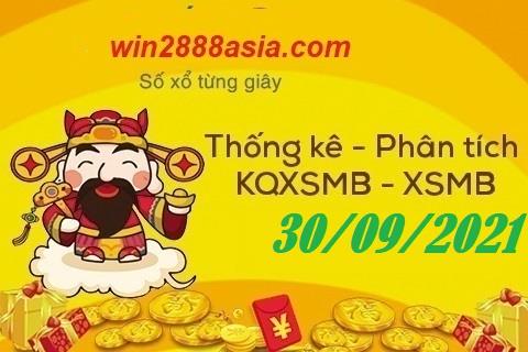 Soi cầu XSMB 30-9-2021 Win2888 Dự đoán Dàn Đè Miền Bắc thứ 5