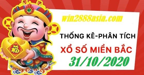 Soi cầu XSMB 31-10-2020 Win2888 Chốt số Xổ Số Miền Bắc thứ 7