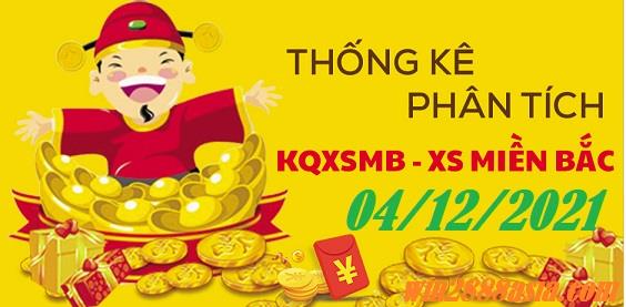 Soi cầu XSMB 4-12-2021 Win2888 Dự đoán Xổ Số Miền Bắc thứ 7